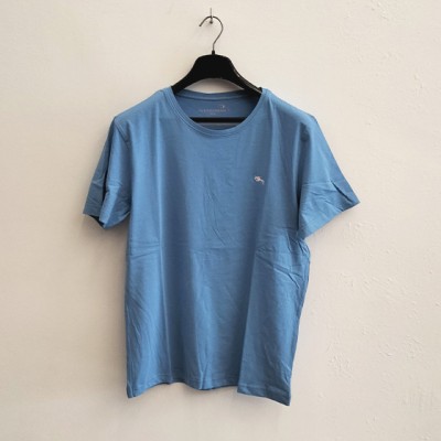 T-shirt COTTON RIDGE Celeste